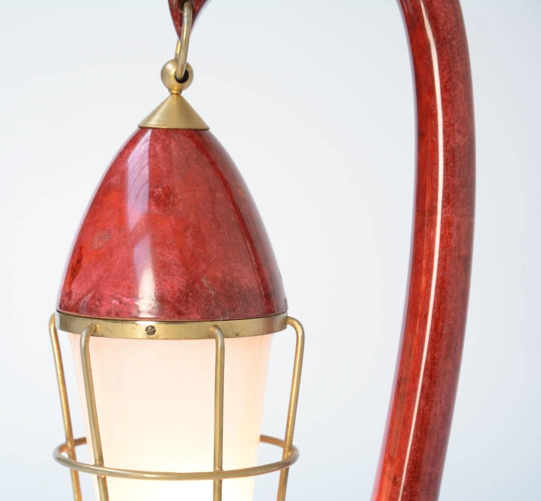 20th Century Elegant Swan Table Lamp by Aldo Tura