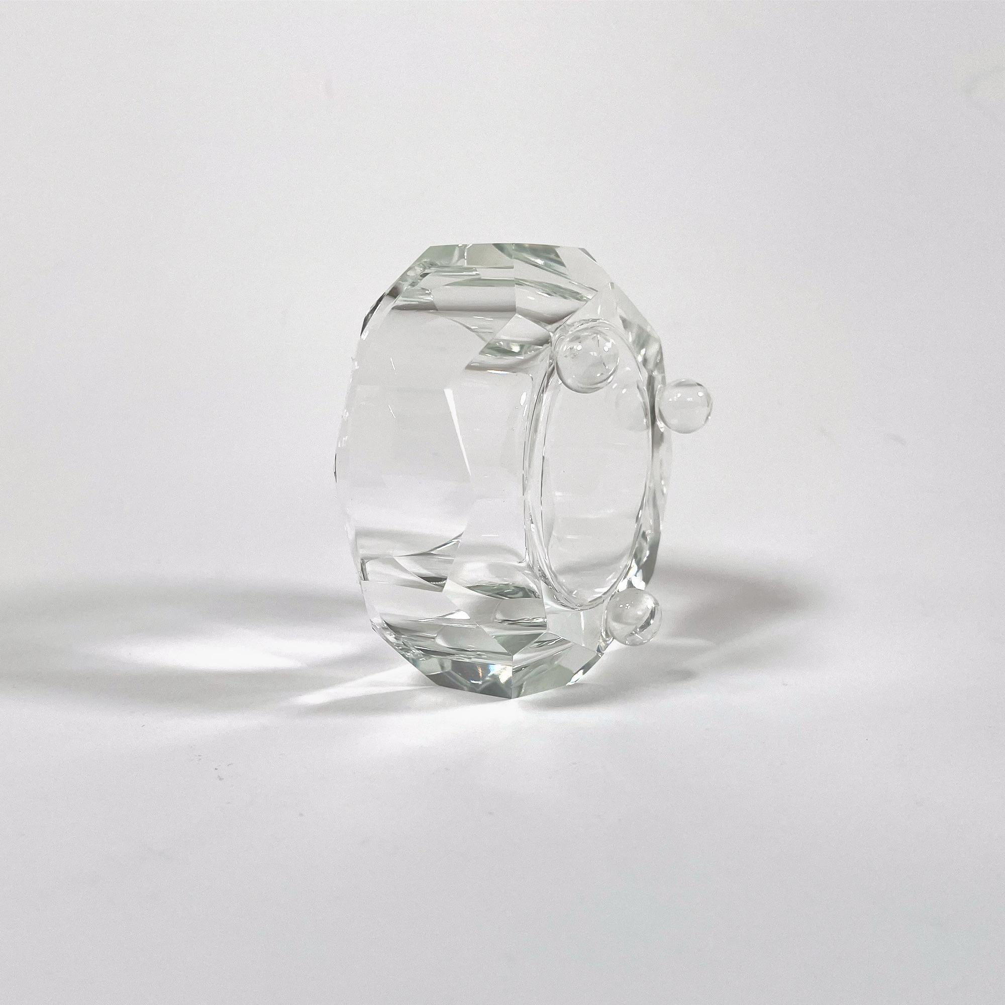 Elegante Schachtel aus Swarovski-Kristallglas, 2000er-Jahre im Angebot 1