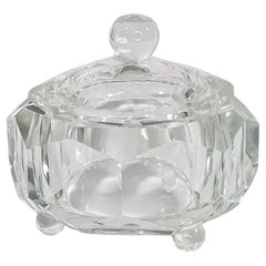 Elegante caja de cristal Swarovski, años 2000