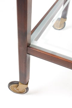 Eleganter schwedischer Grace-Serviertisch, schwedische Moderne, 1940er Jahre