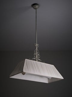 Elegant Swedish modern ceiling lamp, 1940s