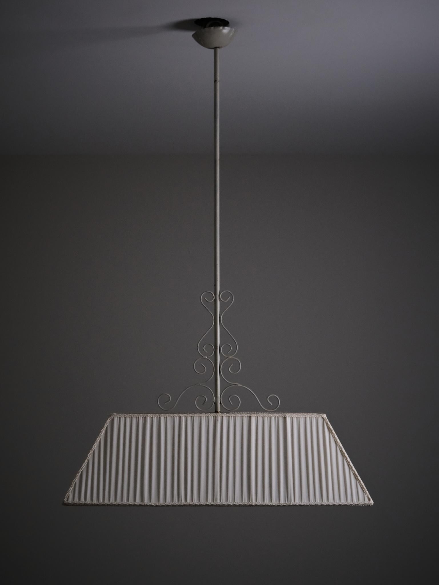 Svedese Elegante lampada da soffitto moderna svedese, anni '40 in vendita