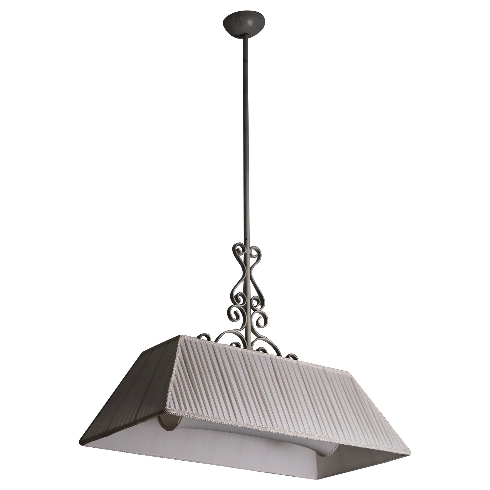 Elegante lampada da soffitto moderna svedese, anni '40 in vendita