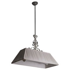 Elegante lampada da soffitto moderna svedese, anni '40