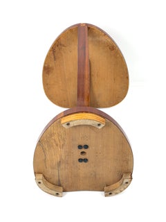 Elegant Swedish Modern Intarsia Side Table, Sculptural Form, 1940s–1950s