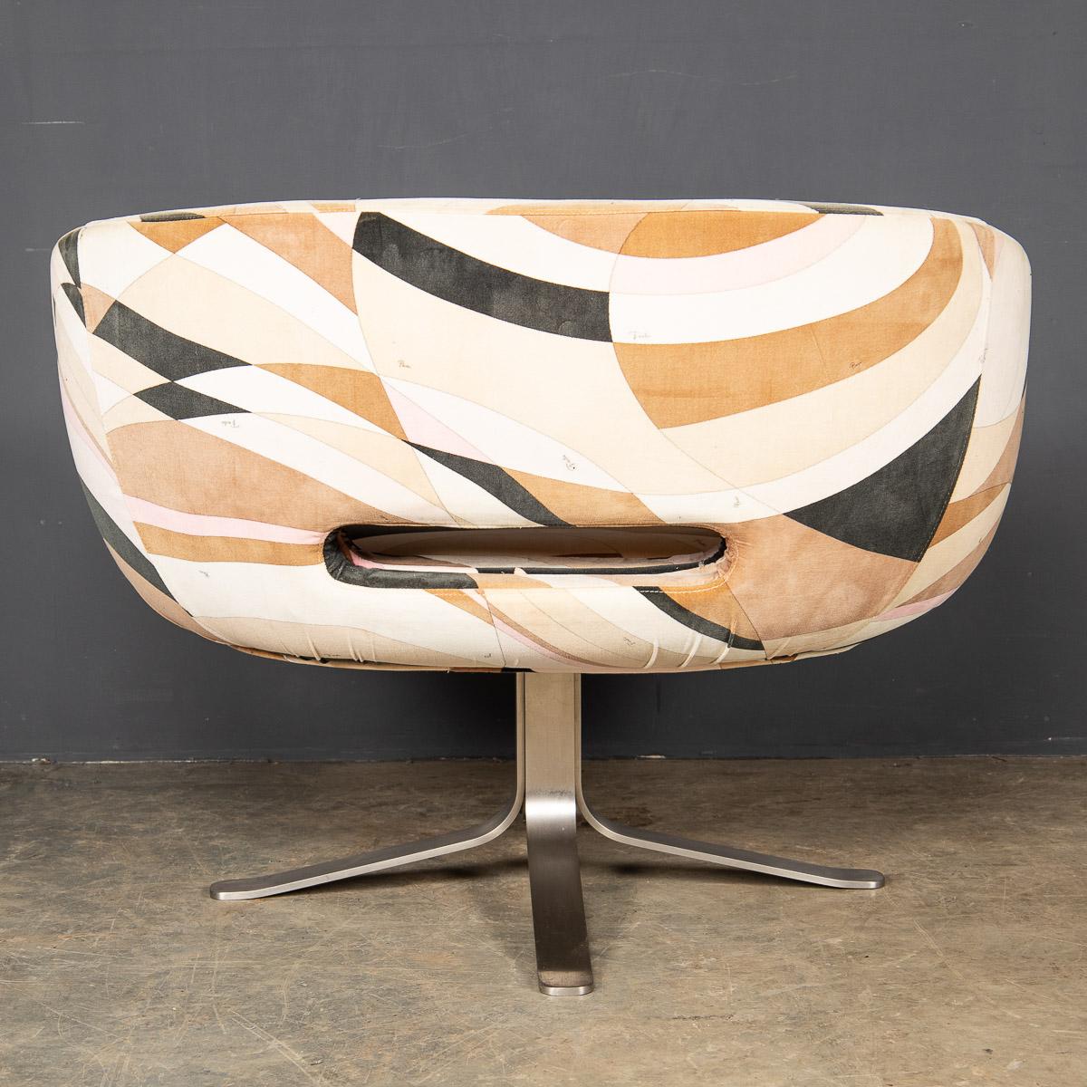 20th Century Elegant Swivel Chair by Rive Droite, c.1990