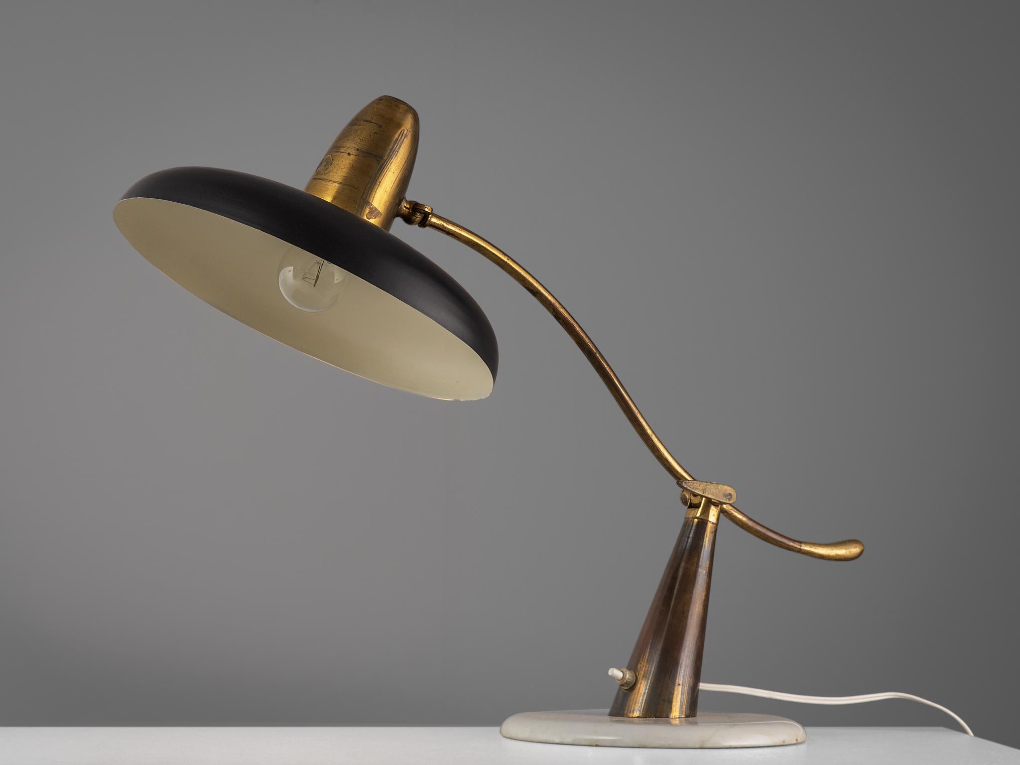 Elegant Table Lamp by Lumen, circa 1950 (Mitte des 20. Jahrhunderts)