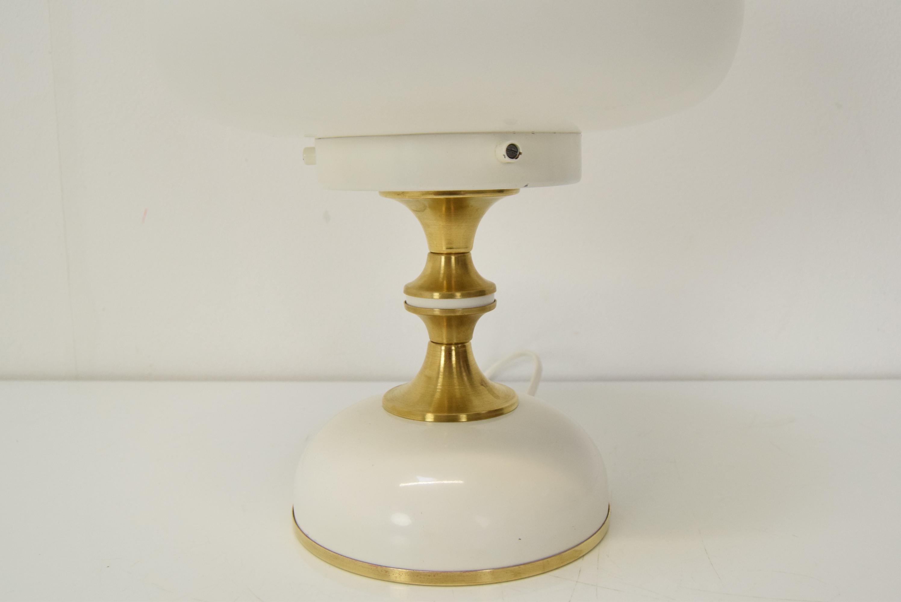 Late 20th Century Elegant Table Lamp/Napako, Czechoslovakia, 1970's.  For Sale