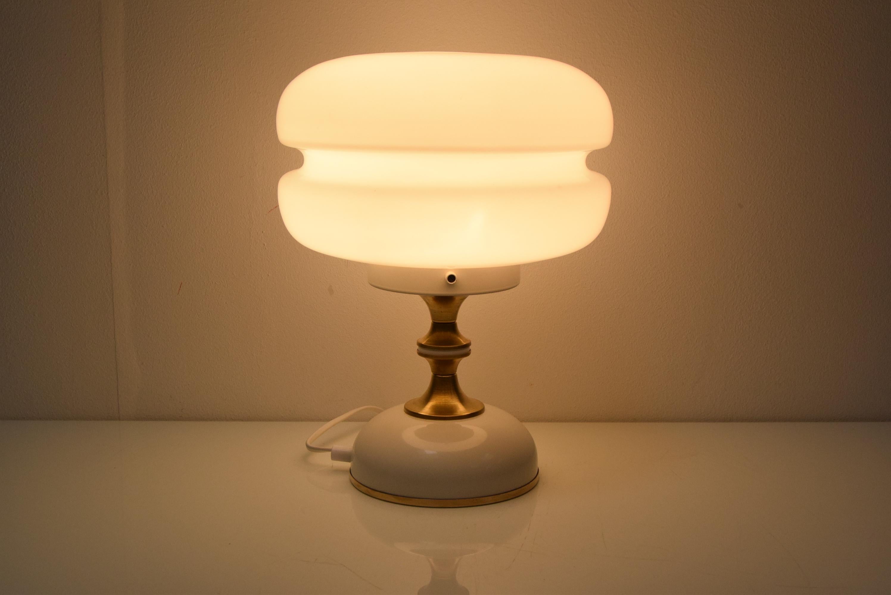 Elegant Table Lamp/Napako, Czechoslovakia, 1970's.  For Sale 2