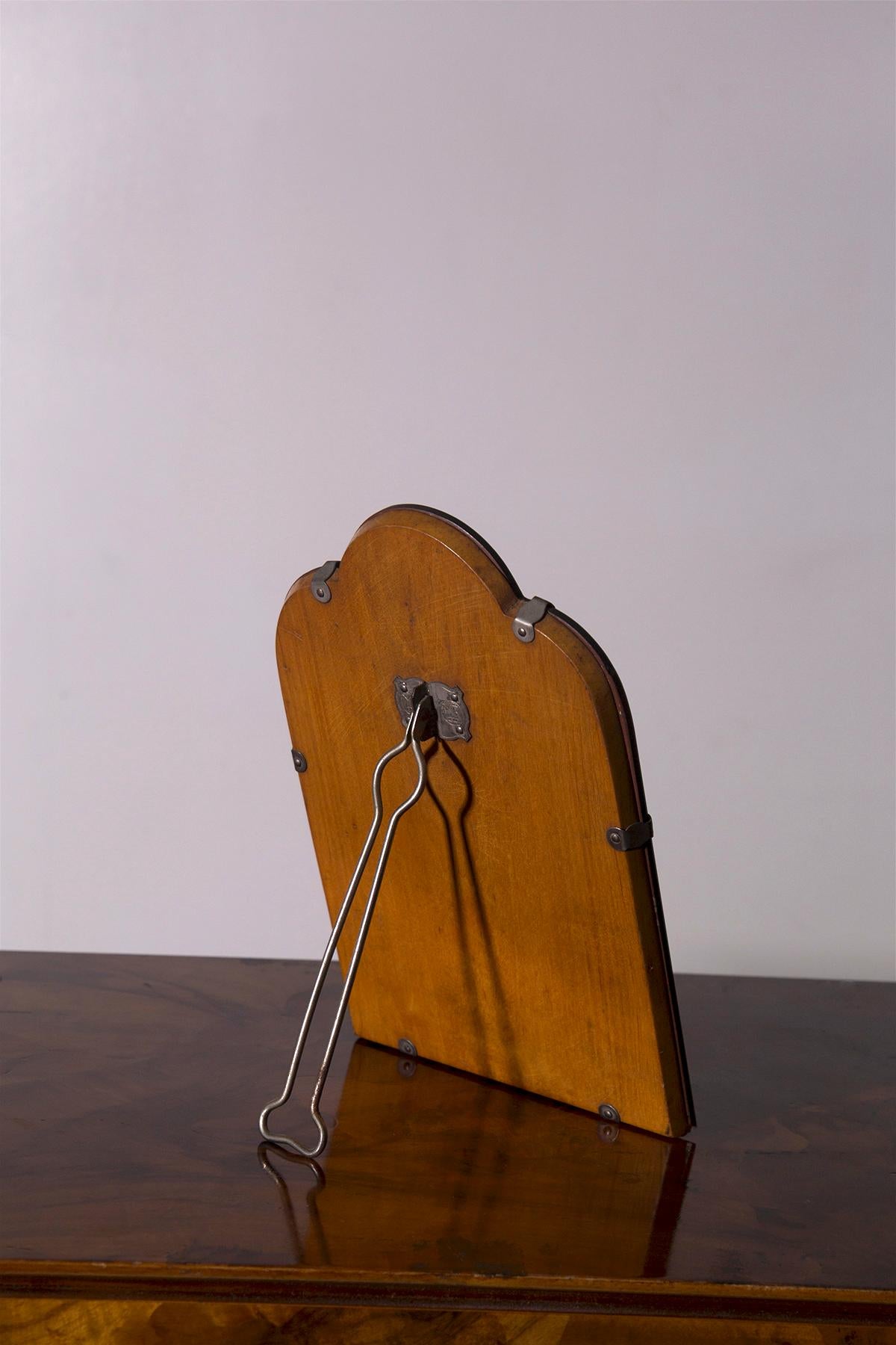 Miroir à poser italien Art Deco étiquette d'époque en vente 2