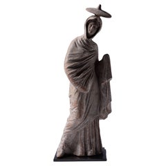 Elegant Terracotta Tanagra Figure
