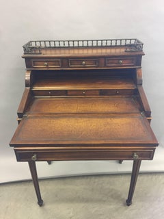 Elegant Theodore Alexander Roll Top Writing Desk