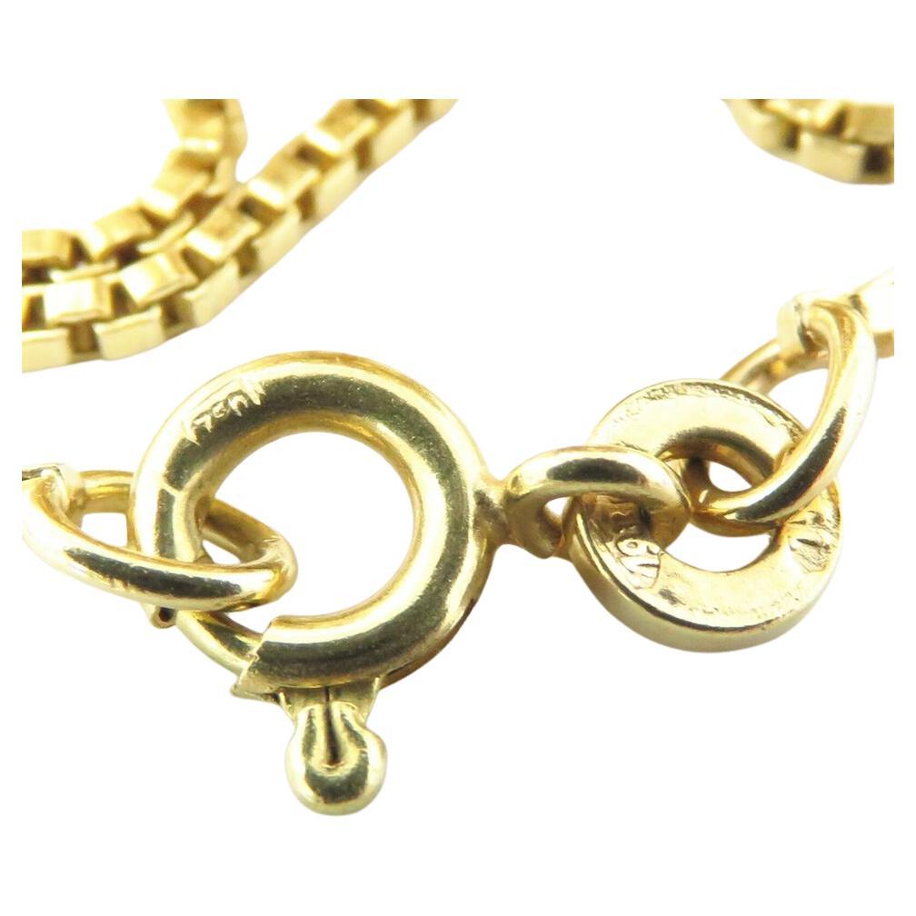 Elegant Tiffany & Co. 18k Gold Pendant Necklace
Experience timeless luxury with this exquisite Tiffany & Co. pendant necklace, designed to captivate and inspire.

Specifications:

Material: 18k Gold, marked 