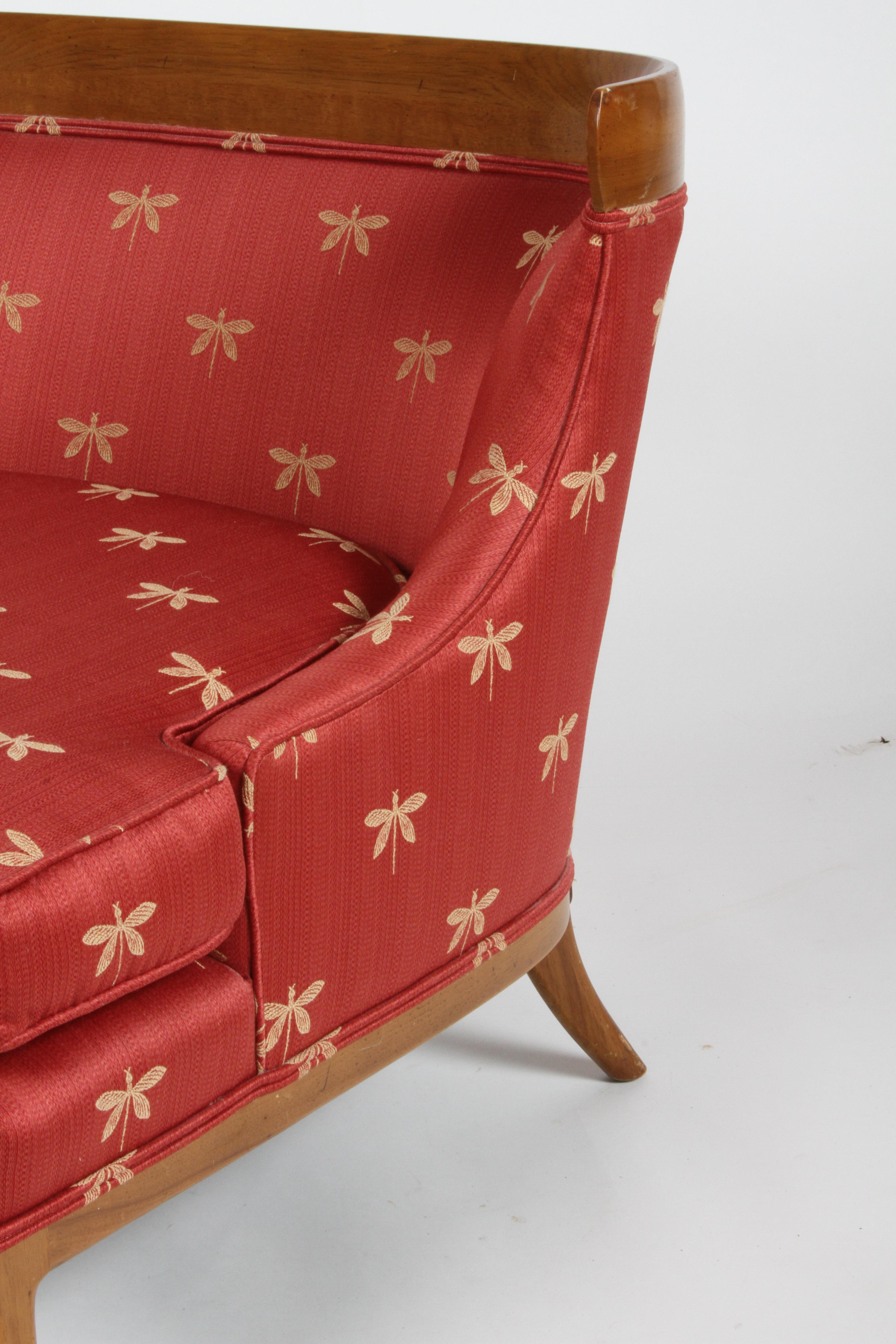Elegant Tomlinson Sophisticate Slipper Chair by Erwin Lambeth 2
