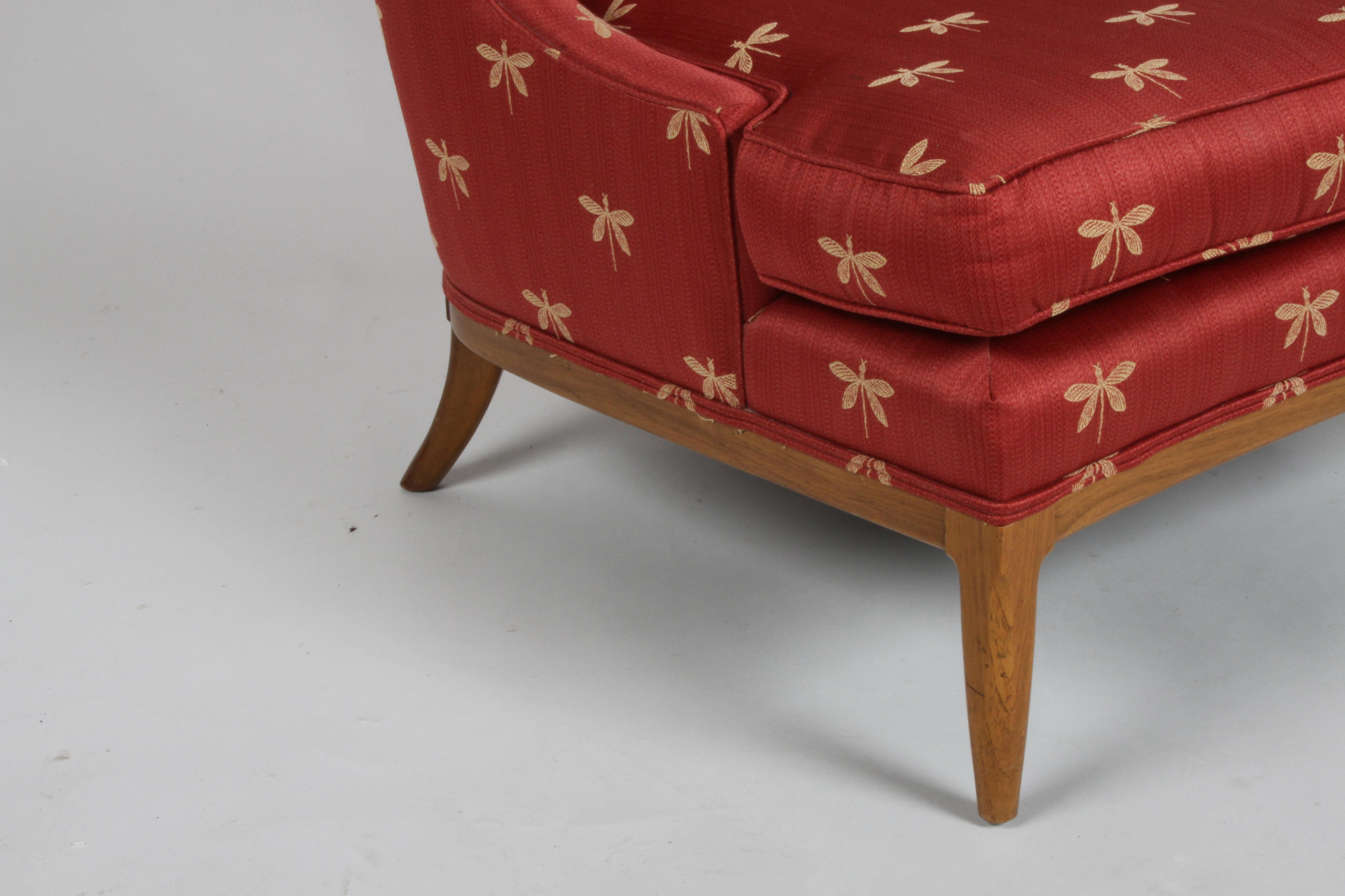 Elegant Tomlinson Sophisticate Slipper Chair by Erwin Lambeth 3