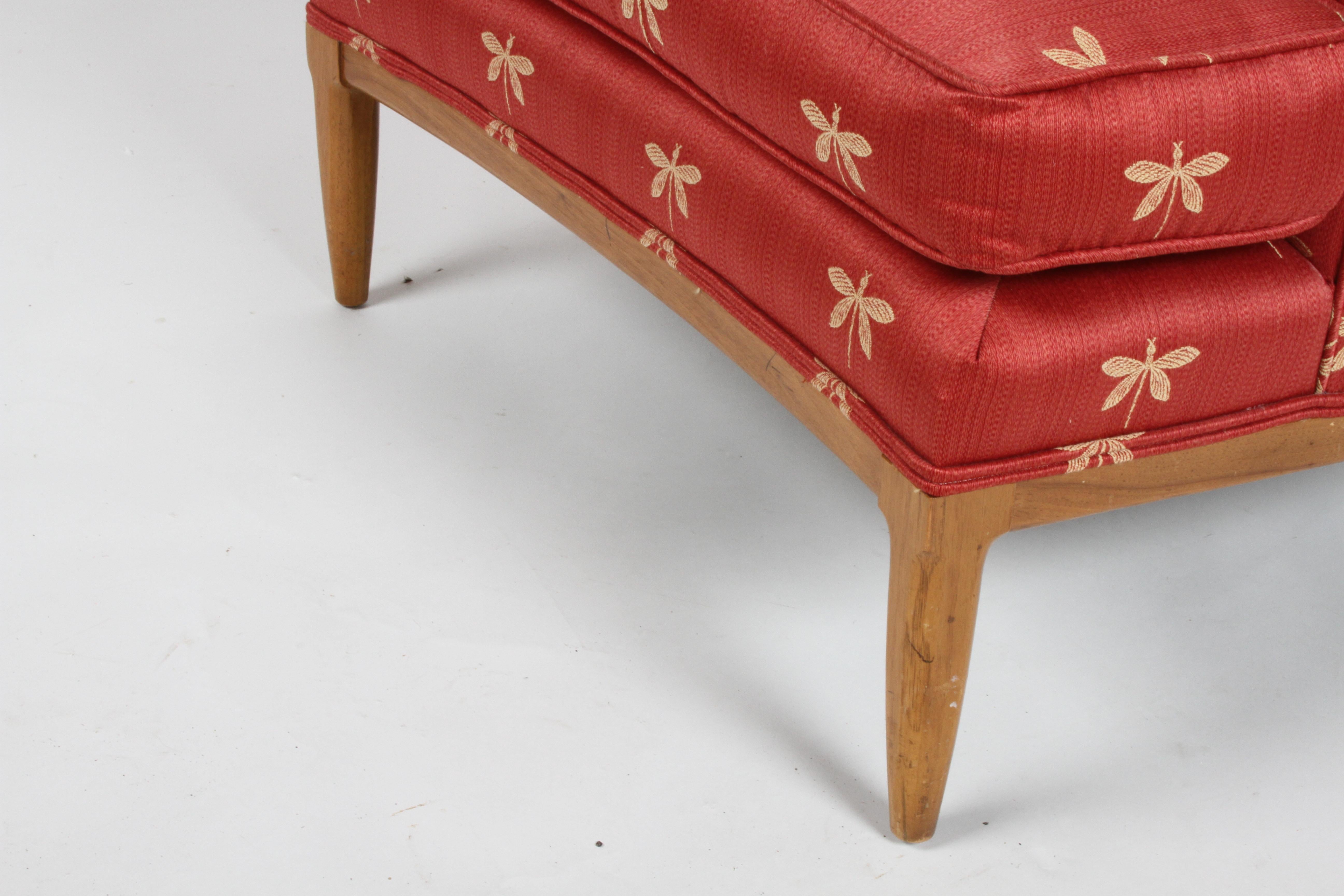 Elegant Tomlinson Sophisticate Slipper Chair by Erwin Lambeth 4