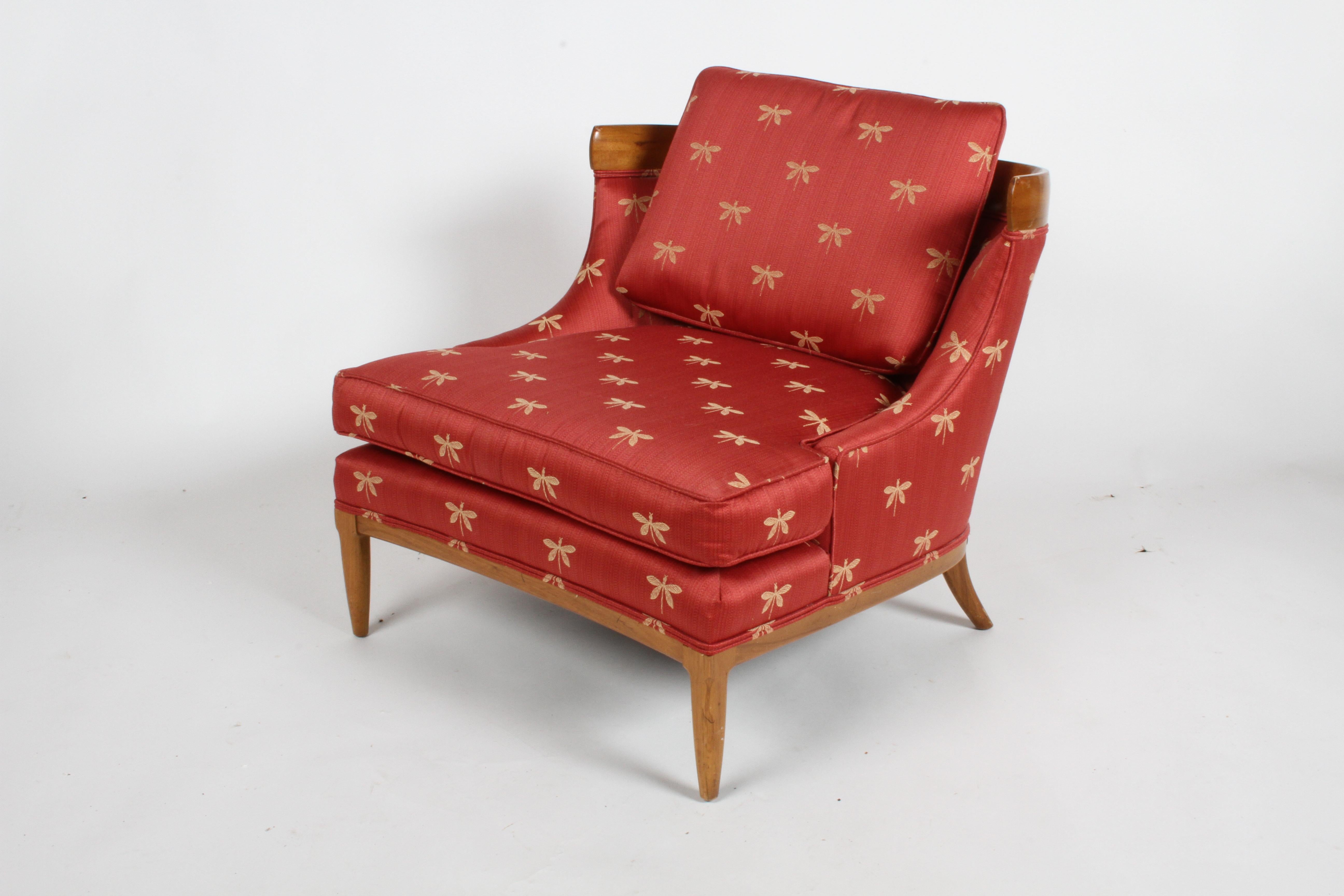 Mid-Century Modern Elegant Tomlinson Sophisticate Slipper Chair by Erwin Lambeth