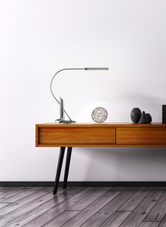 Elegant Topan Chrome Table Lamp by Florian Schulz, Germany
