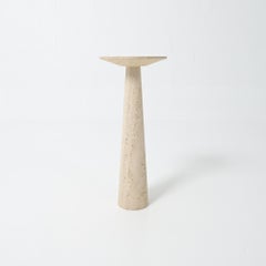 Élégante table console en travertin de P. A. Giusti & E. Di Rosa pour Up & Up
