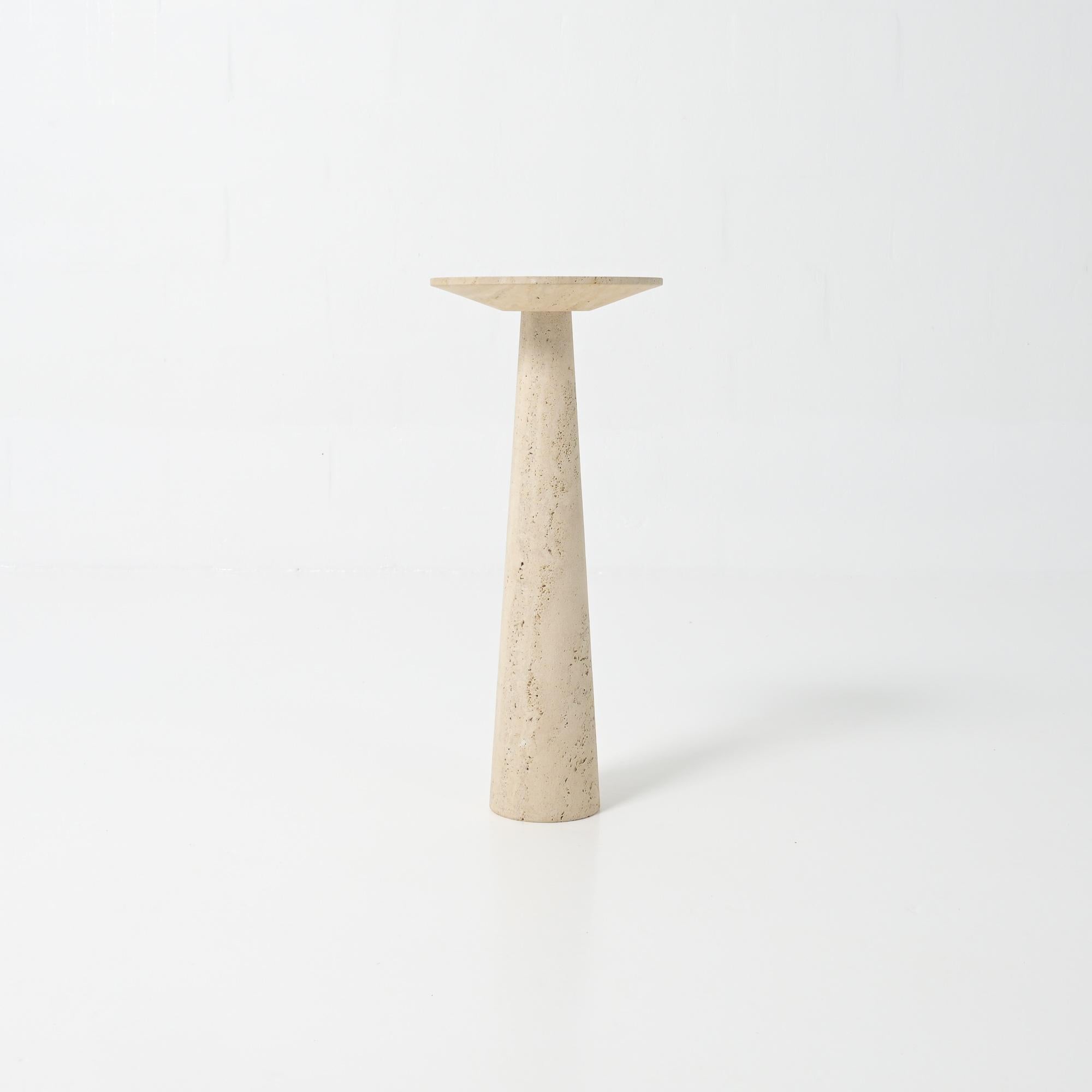 Late 20th Century Elegant travertine Console Table by P. A. Giusti & E. Di Rosa for Up & Up