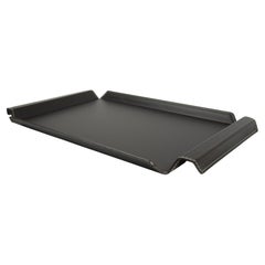 Elegant Tray in Regenerated Leather BENNY - 56 x 33 x 5 h