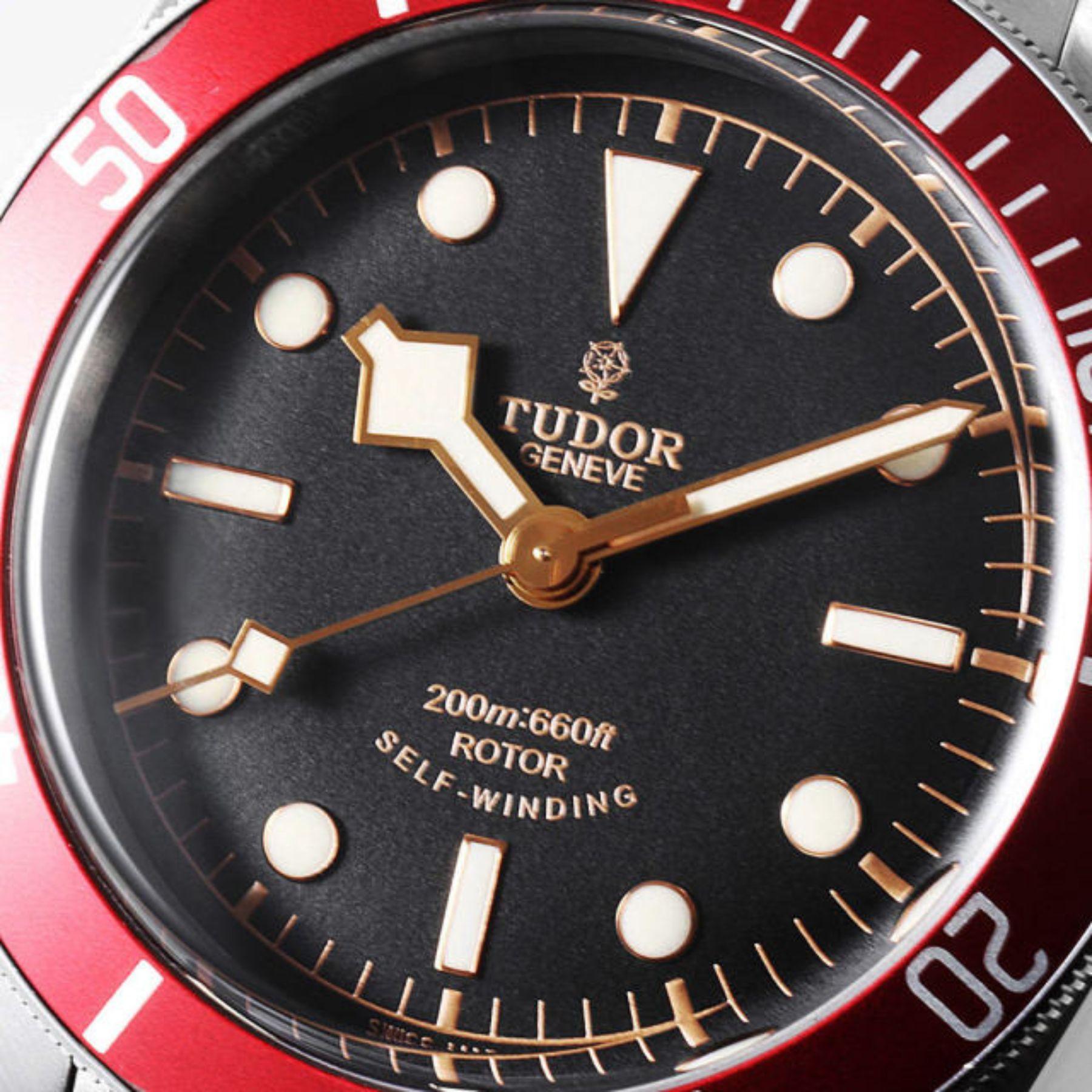 Eleganza dell'orologio da uomo Tudor Heritage Black Bay 79220R - Usato, Classic Diver D. In condizioni buone a Holtsville, NY