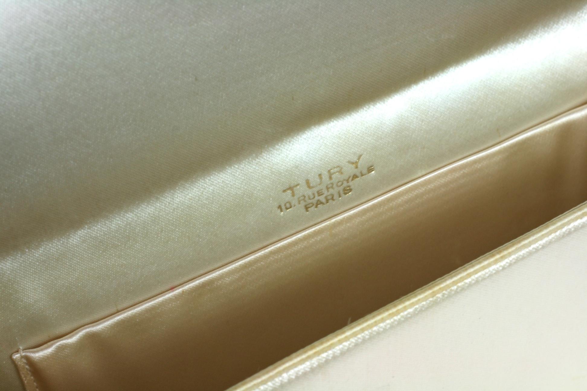 Tury élégant, pochette parisienne pavée de strass en vente 2