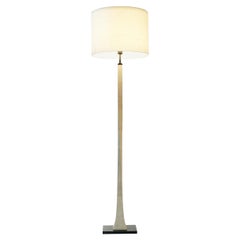 Elegant lampadaire Ural en bronze et galuchat crème par Elan Atelier (EN STOCK)
