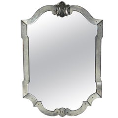 Elegant Venetian Mirror, circa 1940s