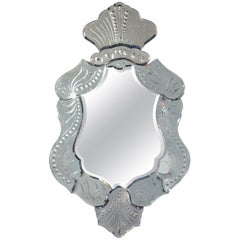 Retro Elegant Venetian Mirror, circa 1950s