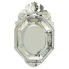 Elegant Venetian Mirror from The Carlyle Hotel NYC 48.5"H x 29.5"W