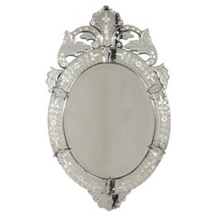 Elegant Venetian Oval Mirror 43" height x 26" width