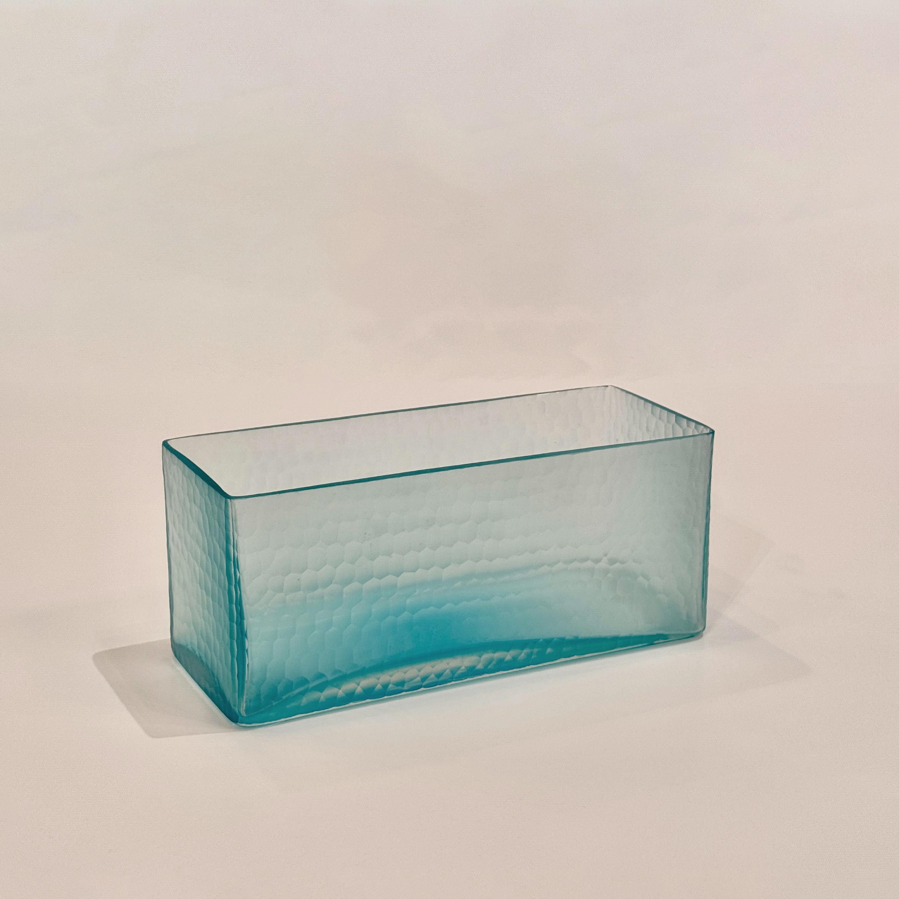 XX secolo Eleganza del vaso in vetro di Murano di Venini (1950, Italia) in vendita