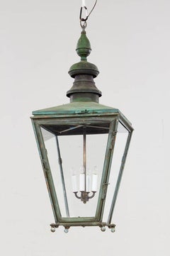 Elegant Verdigris Hall Lantern