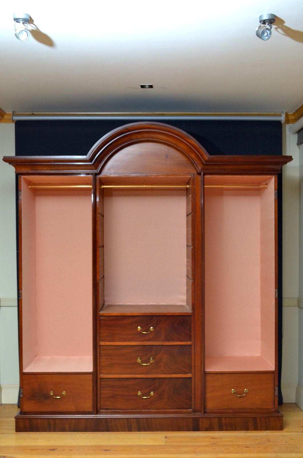 mahogany wardrobe for sale