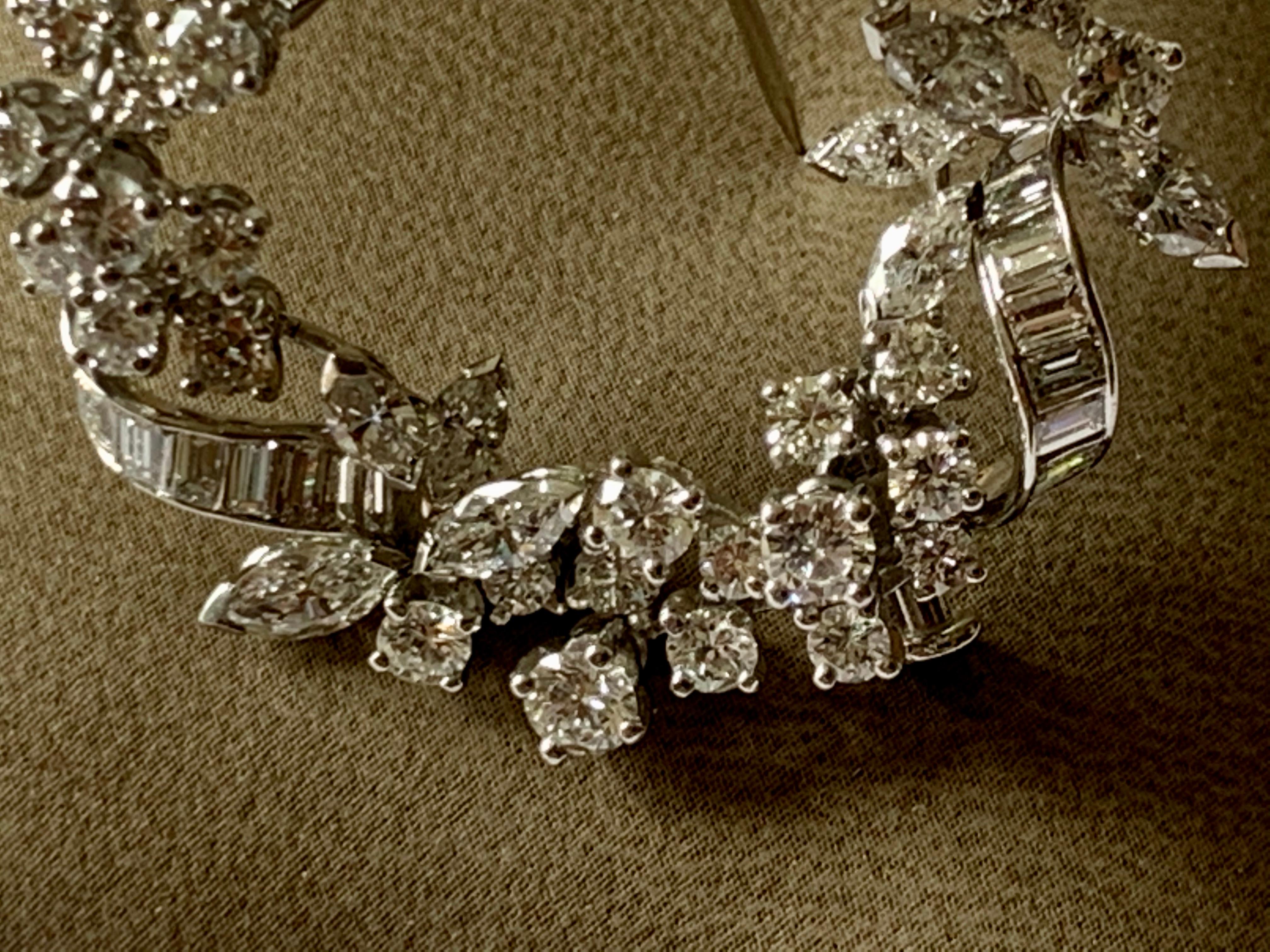 Elegante spilla vintage in oro bianco 18 carati con diamante circolare di Meister Zurich in vendita 5