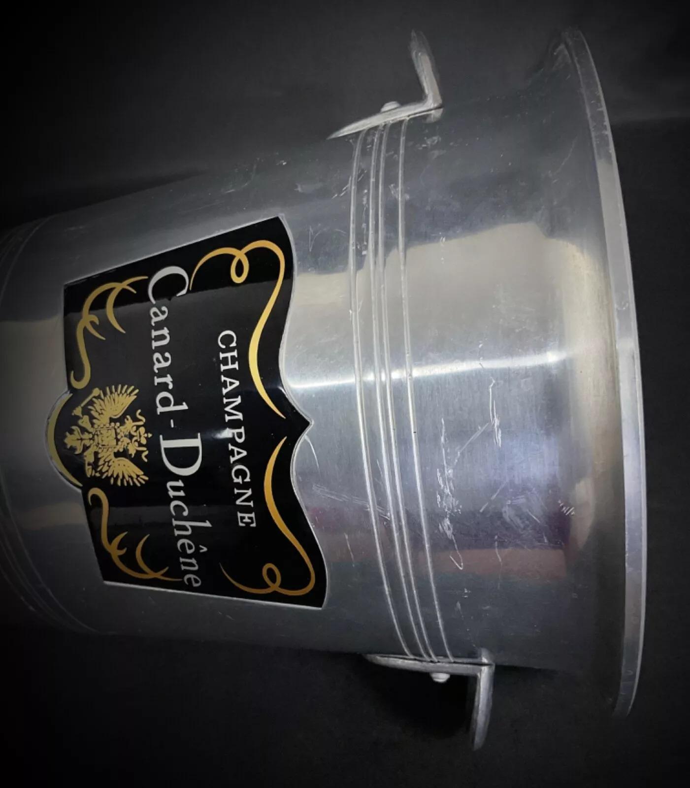 Seau à glace à champagne Elegance Vintage Canard-Duchêne, aluminium - 2Y367 Bon état - En vente à Bordeaux, FR