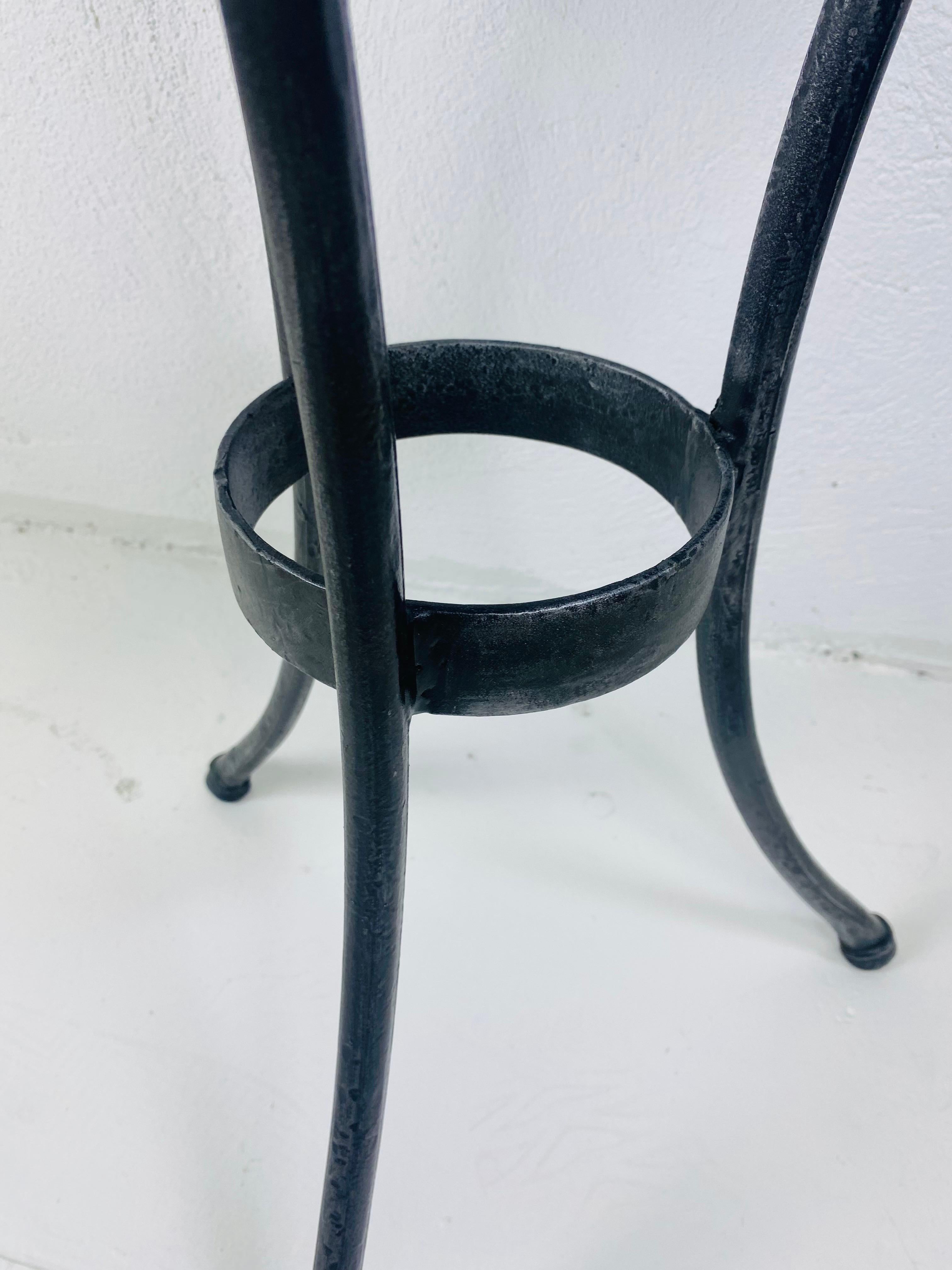 Elegant vintage classical Empire inspired marble top table by Maitland Smith For Sale 2