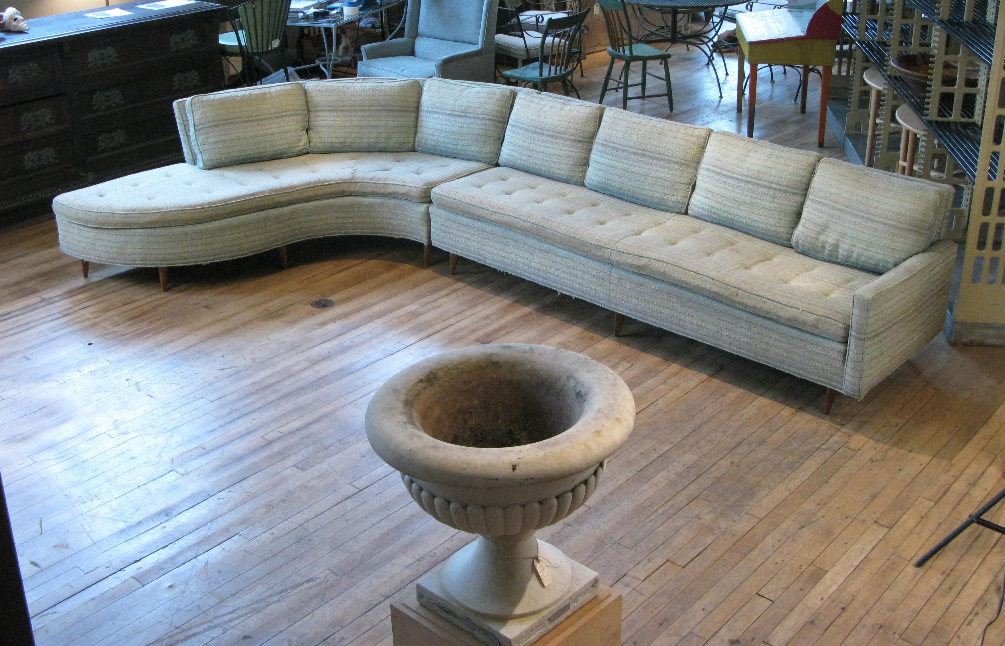 antique sectional sofa