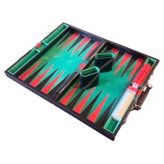 Elegance Vintage  Ensemble de backgammon de style designer du milieu des années 1970