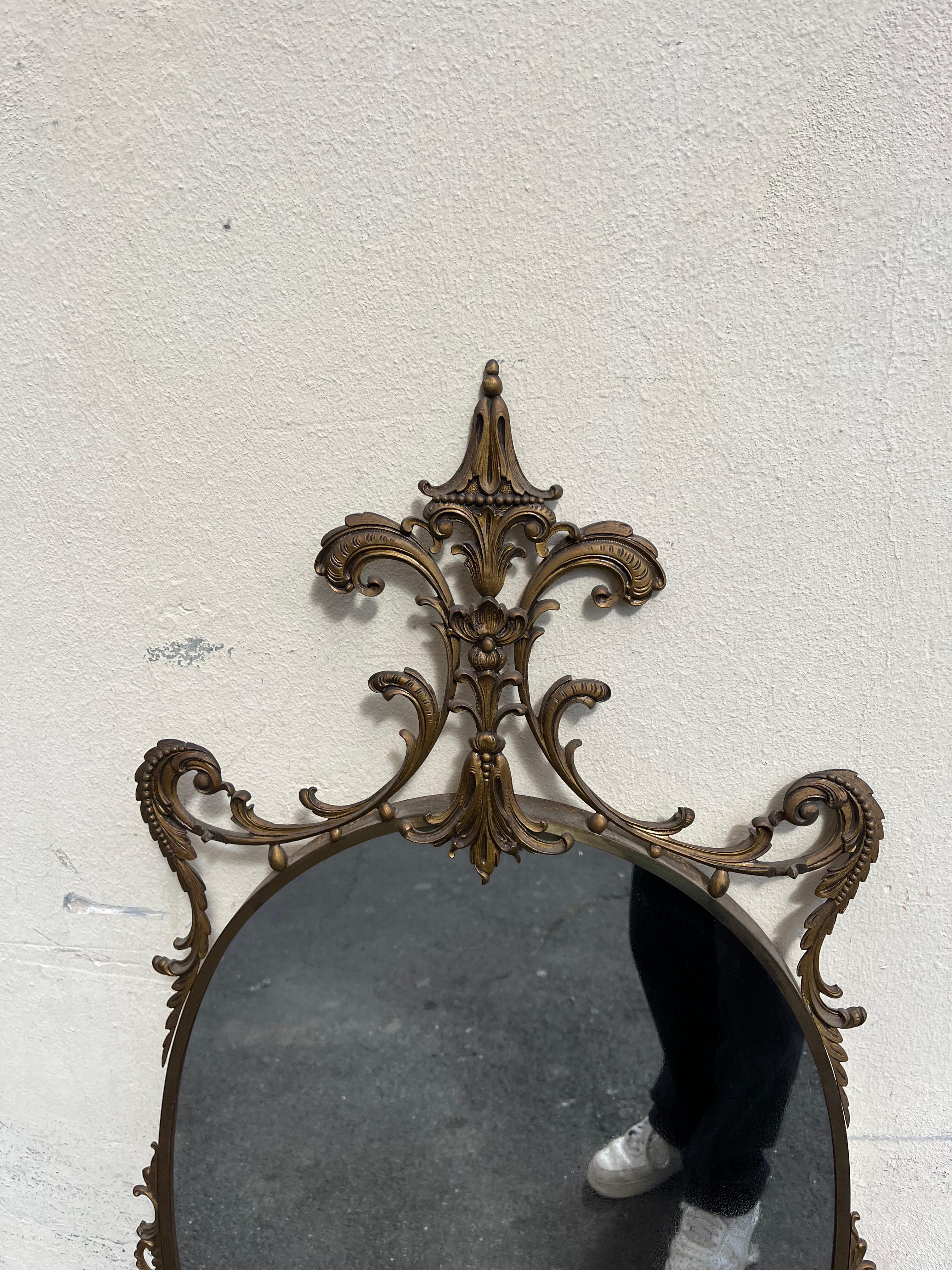 Mid-20th Century Elegant vintage mirror in baroque style in vendita