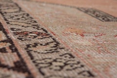 Elegant Vintage Oushak Large Central Medallion