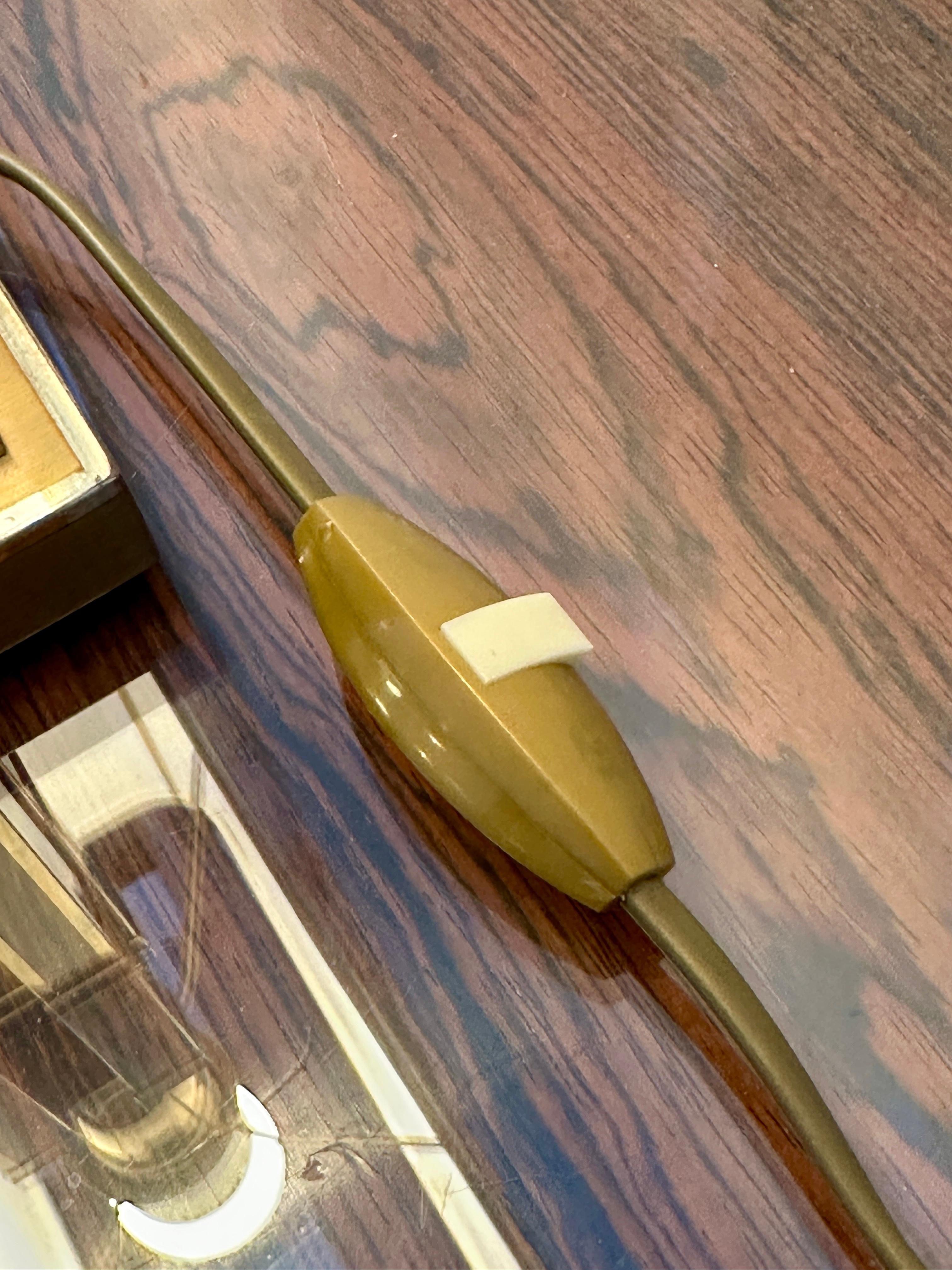 Elegant vintage pair of Romeo Rega-style table lamps, Italy circa 1970s For Sale 5