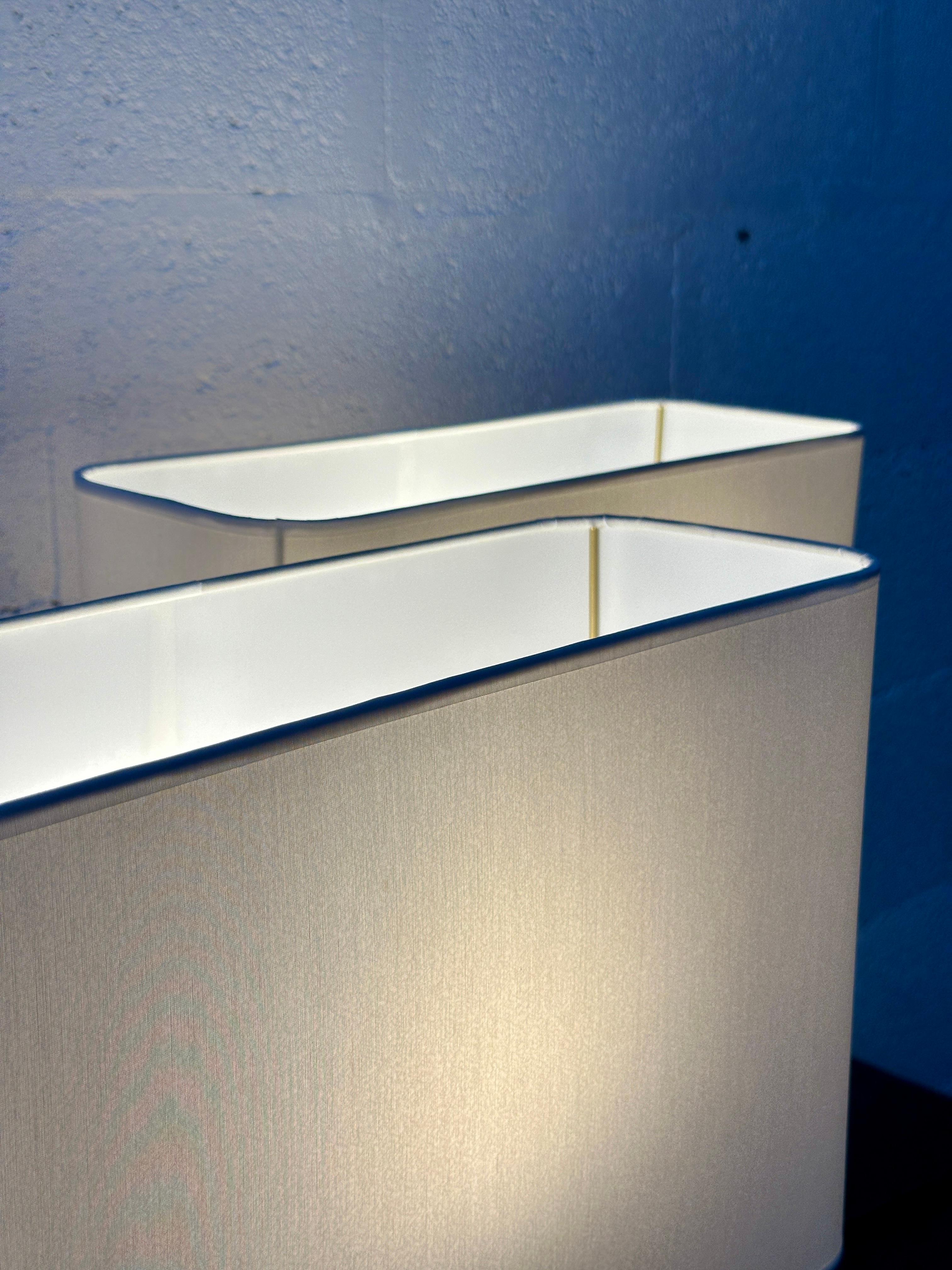 Elegant vintage pair of Romeo Rega-style table lamps, Italy circa 1970s For Sale 9