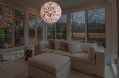 Elegance Vintage Sputnik chandelier en cristal italien - 51 verres Daisy PINK