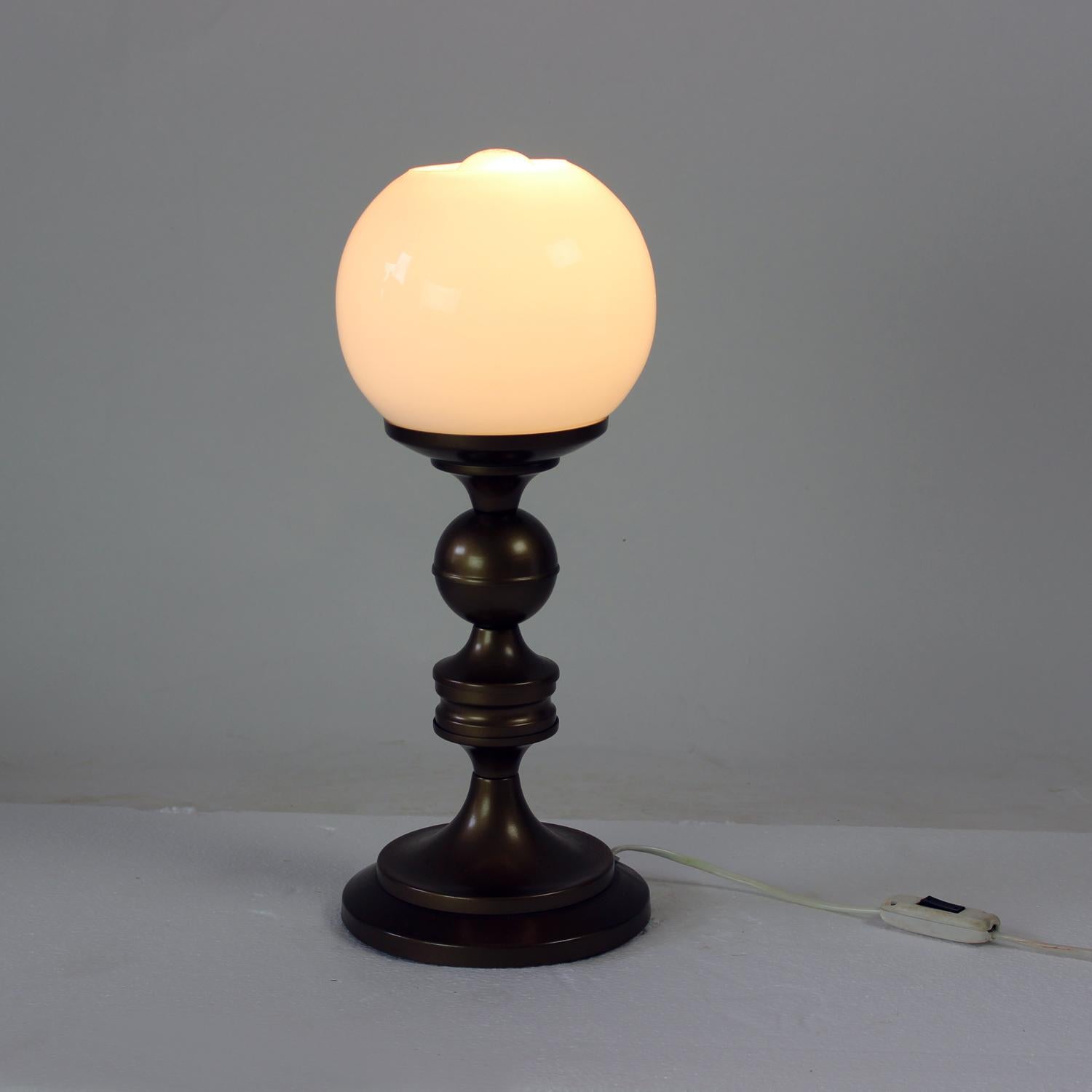 Art Deco Elegant Vintage Table Lamp By Drukov, 1950s For Sale