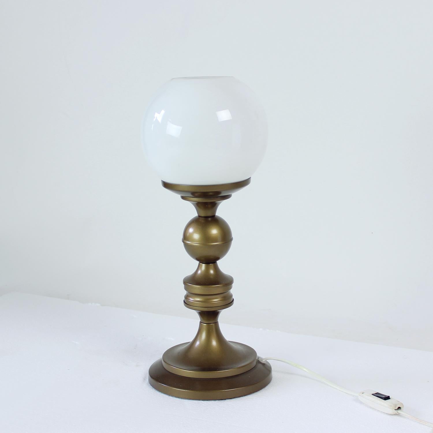 Elegant Vintage Table Lamp By Drukov, 1950s In Excellent Condition For Sale In Zohor, SK