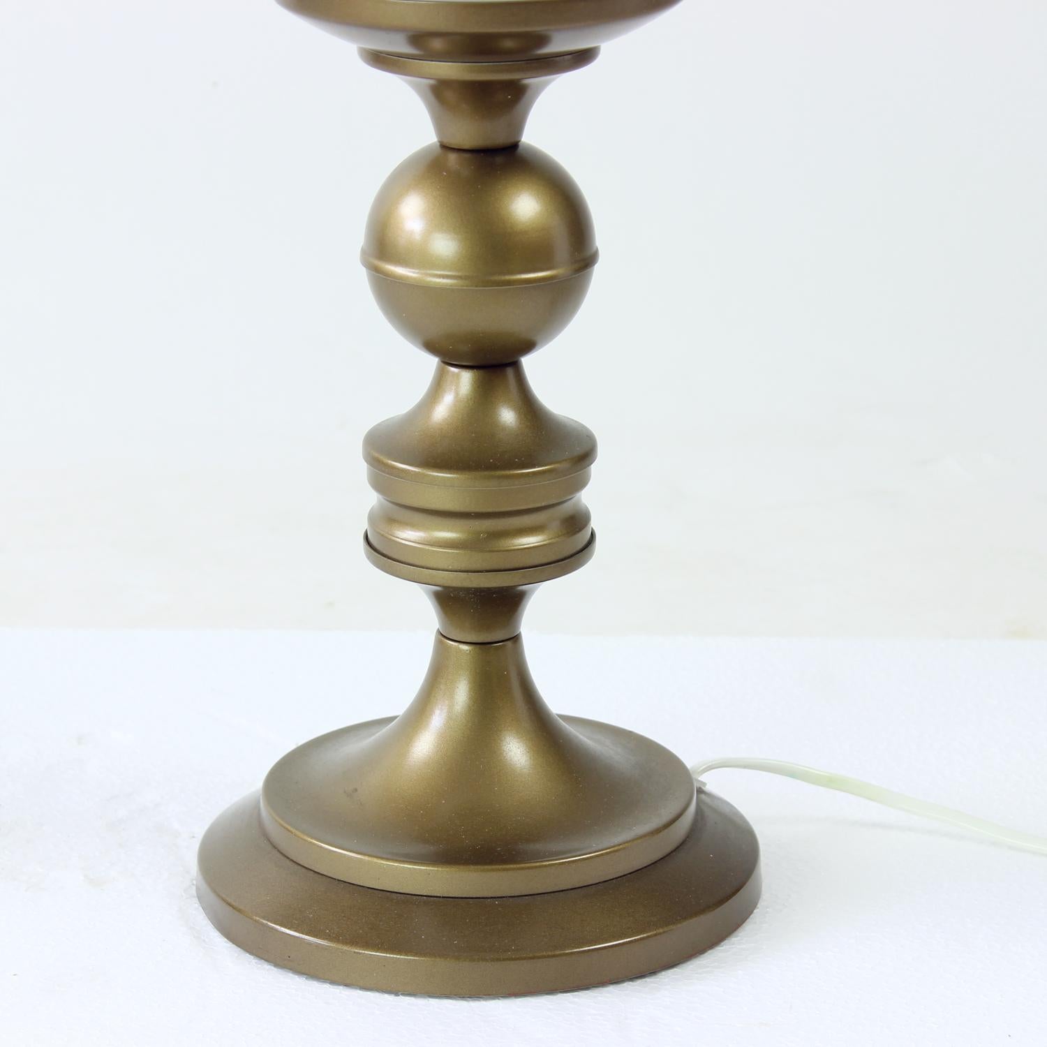 Metal Elegant Vintage Table Lamp By Drukov, 1950s For Sale