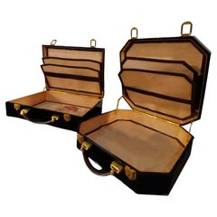 Elegant Vintage tortoiseshell resin suitcases, 19th century.