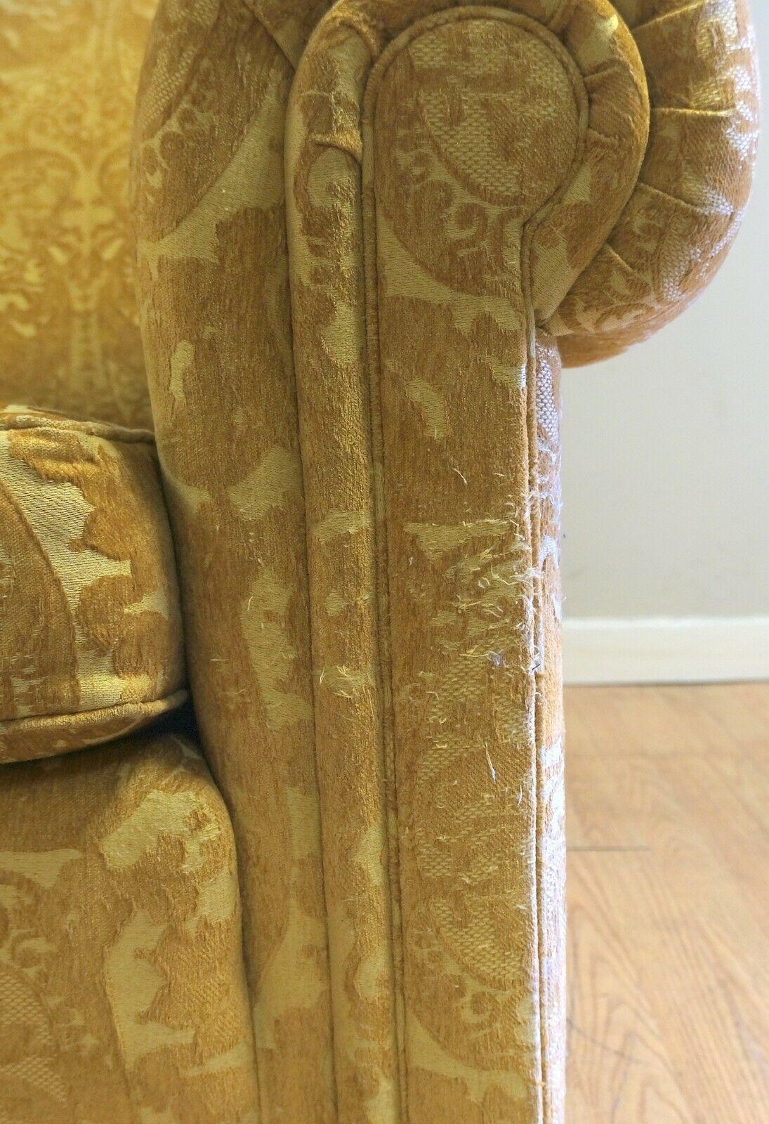 Upholstery Elegant Walford Duresta Tumeric Three Seater Sofa with Reversible Cushions